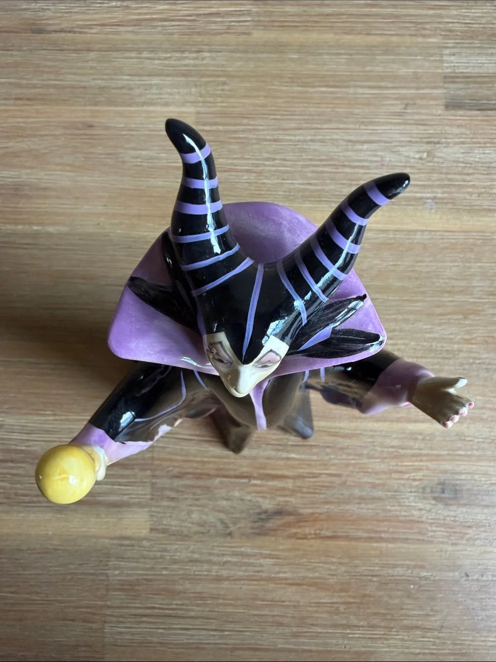 Vintage Disney Japan Maleficent Sleeping Beauty Villain Ceramic Figurine